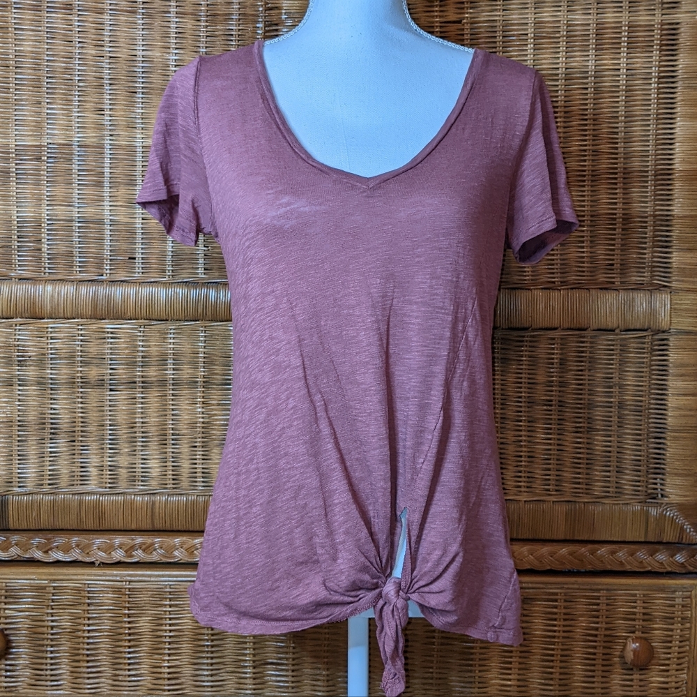 Express cinch tie tee SMALL